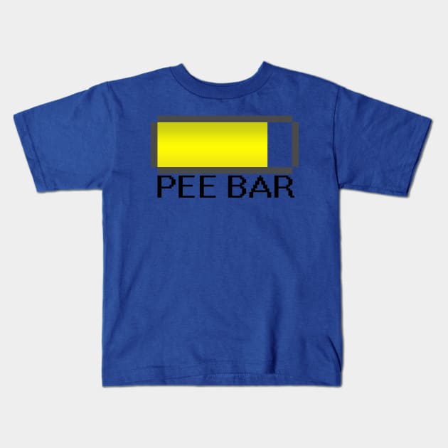 Pee Bar Kids T-Shirt by Meta Cortex